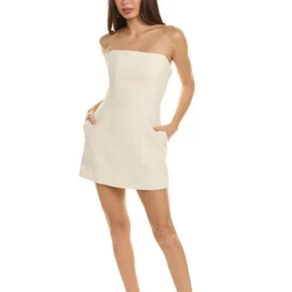 A.L.C Elsie Mini Dress in Ecru